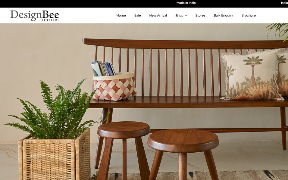Design Bee website