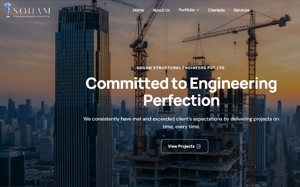 Soham Structure website